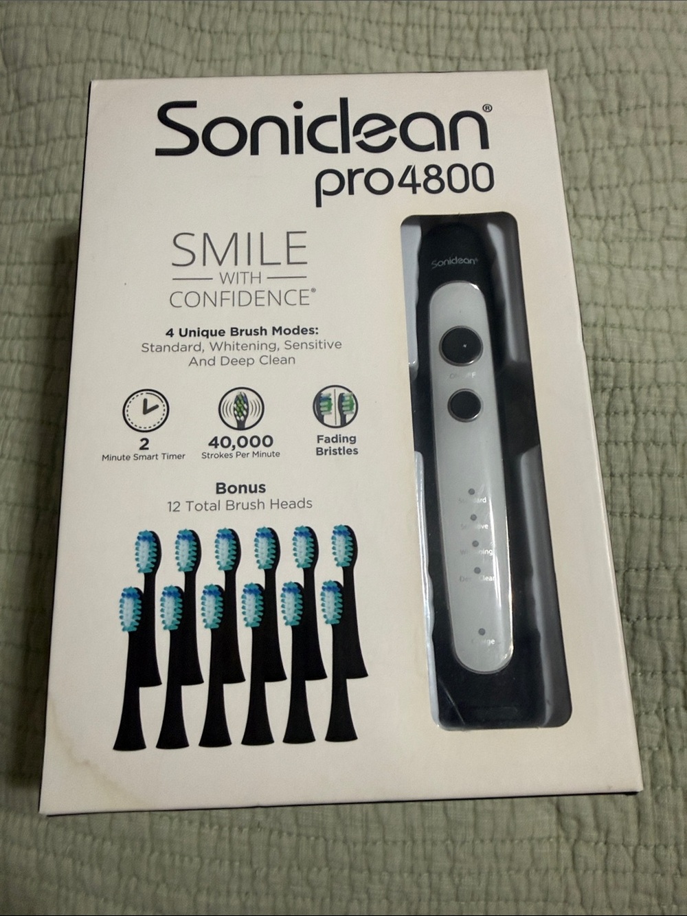 Pro4800 Electric Toothbrush - Black/White